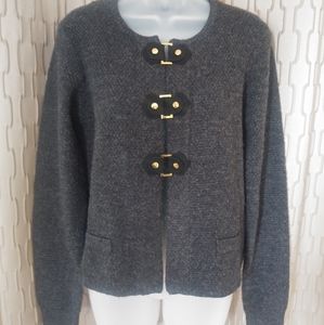 Cynthia Rowley Gray Cardigan Sweater
